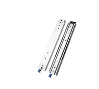 Heavy Duty Industrial Cabinet Slides with Lock Mechanism, 120kg Load Capacity, 3-Stage Extendable Design, 5m Wide Rails for Secure Storage Solutions