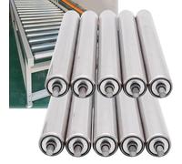 Heavy-Duty Industrial Conveyor Rollers, Galvanized Steel Construction, Perfect for Assembly Lines and Warehouse Applications