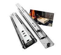 Heavy Duty Industrial Drawer Slides 250 750 1000 1400 mm - Cabinet Drawer Runners - 3-Sections Full Extension Telescopic Slides Rail Guide, Detachable, Drawer Repair Kit 2Pcs