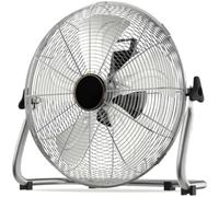 Heavy Duty Industrial Floor Fan, High Velocity Metal Pedestal Fan with 130° Tilt for Garage, Warehouse, Factory, Patio - Ideal for Cooling and Air Circulation