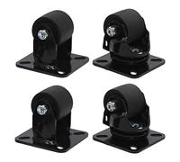 Heavy-Duty Industrial Nylon Casters with Brakes, Universal Wheel Sizes 50mm (2"), 63.5mm (2.5"), 76mm (3"), Durable and Sturdy for Heavy Loads