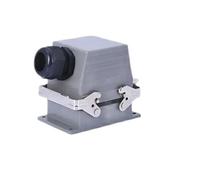 Heavy Duty Industrial Rectangular Connector 35A HSB-006 | 4, 6, 12 Cores | Waterproof Plug for Automation and Machinery(Hsb-4 Side Out)