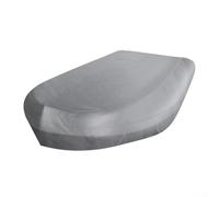 Heavy duty inflatable boat cover made from 210D Oxford cloth with adjustable drawstring securing the cover to prevent water and UV damage during outdoor storage (470 * 210 * 46cm)