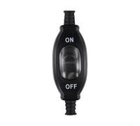 Heavy Duty Inline Switch with and Features 250V 3A Compatible with Various Devices (Black 7mm)