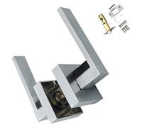 Heavy Duty Interior Door Levers Bathroom Door Handles Square Privacy Levers Door Handle for Bedroom or Bathroom Enduring