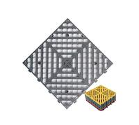 Heavy Duty Interlocking Floor Tiles, Interlocking Drainage Floor Tiles Multi40x40x(1.8-3) cm Bundle(Grey,30pcs-40x40x3cm)