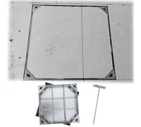 Heavy Duty Invisible Manhole Cover 600x450mm, Customizable Sewer Lid for Outdoor Use, Ideal for Schools & Residential Areas, Sewage Basin Covers (700x900mm)