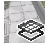 Heavy Duty Invisible Stainless Steel Manhole Cover & Frame - 26x26 24x24 30x30 20x20 32x32 36x36 - Square Recessed Septic Tank Lid for Yard Driveway & Garden (19"x19")