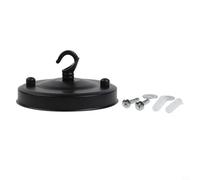 Heavy Duty Iron Canopy Kit 10kg Max Load Black(Black)