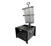 Heavy duty Iron Cross Argentinian asador grill Made in Argentina - Premium Argentine Grill - Parrilla Asado - Fully disassembled. Size XL
