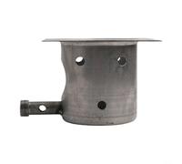 Heavy Duty Iron Fire Burn Pot and Hot Rod Igniter Replacement Kit for Traeger/Pit Boss/Z Grills Pellet BBQ, Integrated Top Bottom(A)