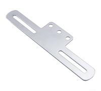Heavy Duty Iron License Plate Mount for Bikes(Silver)