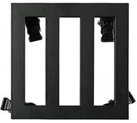 Heavy Duty Iron Plant Caddy with Wheels - Sturdy Square Plant Stand for Easy Movement and Outdoor Use