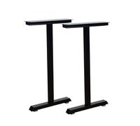 Heavy-Duty Iron Table Legs for Desk or Dining Table I-SD Industrial Style 60/72cm Height Sturdy Furniture Legs for Home & Office Easy Installation 40x60cm Size