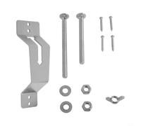 Heavy Duty Iron Tire Bracket 4-Lug 5-Lug Fit(Silver) | Fits 4-lug and 5-lug wheels, 3.94-4.72in bolt patterns, secure wall mounting, black powder coat