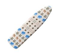 Heavy Duty Ironing Board Cover Bohemian Style Heat Reflective Cotton Polyester Blend, Elasticated Drawstring Fastening, Scorch Resistant For Steam Iron150X50Cm/60X20In
