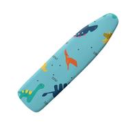 Heavy Duty Ironing Board Cover Dinosaur Heat Reflective Cotton Polyester Blend, Elasticated Drawstring Fastening, Scorch Resistant For Steam Iron150X50Cm/60X20In