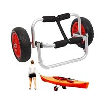 Heavy-Duty Kayak and Canoe Trolley Cart | All-Terrain Launch Wheels for Easy Transport | Fits Most Kayaks & Canoes