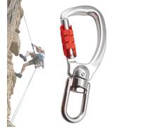 Heavy Duty Key Carabiner Hook - Multifunctional Metal Clip For Keys, Backpack, Bottle, Tools, And Gear Organization, Strong Spring For Camping, Hiking, And Climbing Use | Reliable Key Chain Carab