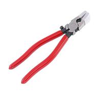 Heavy Duty Key Fob Pliers Tool, Metal Glass Running Pliers with Flat Jaws, Studio Running Pliers Attach Rubber Tips Perfect for Key Fob Hardware Install and Stained Glass Work