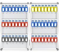 Heavy Duty Key Lock Box - Secure 72 Hook Organizer for Home, Office & Business - Weather-Resistant Key Storage Solution