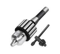 Heavy Duty Keyed Drill Chucks with K32 Chuck Key and MT2 Shank, R8 Morse Taper Arbor 1piece(18)