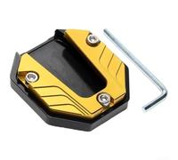 Heavy Duty Kickstand Support for E-Bike Motorcycle | fitment, for e-bike compatible, motorcycle ready, prevents sinking on soft ground, sturdy support(Golden)
