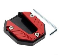 Heavy Duty Kickstand Support for E-Bike Motorcycle | fitment, for e-bike compatible, motorcycle ready, prevents sinking on soft ground, sturdy support(Red)