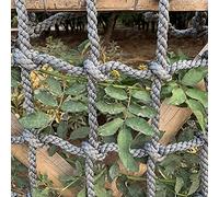 Heavy Duty Kids Outdoor Climbing Net & Rope Ladder 6.6x6.6ft Military Grade Cargo Net for Swingset Ideal for Kids & Adults Truck Trailer Netting