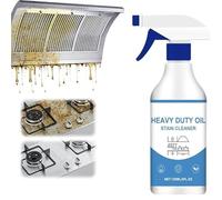 Heavy Duty Kitchen Degreaser & Cleaner Spray, Powerful Grease Remover, Electric Induction & Ceramic Hob Cleaner, for Cooker Hood, Air Fryer, Microwave, Kitchen Cleaning (1PC)