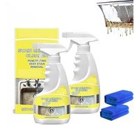 Heavy-Duty Kitchen Degreaser Foam Cleaner, 120ml Electrolyzed Ion Kitchen Cleaner Spray,Kitchen Foam Cleaners Spray,Multi-Surface Powerful Grease Remover,for Oven,Range Hood,Sink (2 pcs)