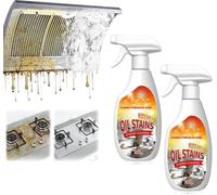 Heavy-Duty Kitchen Degreaser Foam Cleaner,Powerful Kitchen Foam Cleaner,Oven Cleaner Heavy Duty,Multipurpose Oil Stain Remover, for Appliances Countertops Range Hoods (2Pcs, 240ml)