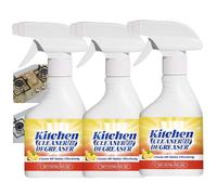 Heavy Duty Kitchen Degreaser Foam Spray, Powerful Grease & Oil Stain Remover, Fast-Acting Deep Cleaning Formulated, High-Efficiency Foaming Kitchen Cleaner, Gentle Multi-Surface Solution Spray. (3PCS)