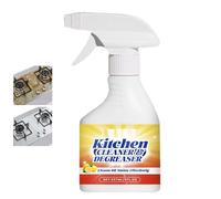 Heavy Duty Kitchen Degreaser Foam Spray, Powerful Grease & Oil Stain Remover, Fast-Acting Deep Cleaning Formulated, High-Efficiency Foaming Kitchen Cleaner, Gentle Multi-Surface Solution Spray. (1PCS)