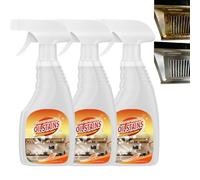 Heavy Duty Kitchen Degreaser Spray, All-Purpose Kitchen Heavy Oil Cleaning Agent, Oven Cleaner Heavy Duty Multipurpose Cleaner, Strong Grill Cleaning for Appliances Countertops Range Hoods. (3PCS)