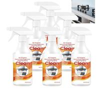 Heavy-Duty Kitchen Degreaser Spray, Multi-Purpose Foam Cleaner for Stovetops, Pans, Countertops & Appliances, on Greaseing and Oil Stains, Fast Acting Grease Remover for Stove, Oven & Range. (6PCS)