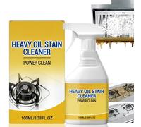 Heavy Duty Kitchen Degreaser Spray & Powerful Grease Remover, Kitchen Cleaner for Stovetop, Grill & Stainless Steel, All-Purpose Kit/chen Cleaner Spray for Oil & Stubborn Stain, Kit/chen Foam Clea/ner