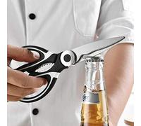 Heavy Duty Kitchen Scissors by ShirazO Best Multi-Purpose Sharp for Chicken Fish Meat Vegetables, Poultry, and Meat.