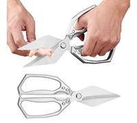 Heavy Duty Kitchen Scissors | Kitchen Shears with 2 Pieces, Fish and Meat Bones Scissors for Poultry Barbecue and Enthusiasts