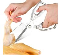 Heavy Duty Kitchen Scissors - Multifunctional Kitchen Scissors Food Preparation Tool | Utility Kitchen Accessories For Scraping Shells, Cutting Bones & Fruits