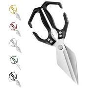 Heavy-Duty Kitchen Shears - 2 in 1 Ergonomic Kitchen Scissors for Cutting Chicken, Duck, and Fish Bones