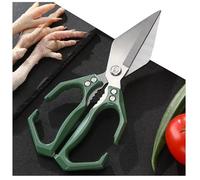 Heavy-Duty Kitchen Shears - Multifunctional 2 in 1 Scissors for Meat, Seafood, and Bone Cutting with Walnut Cracker