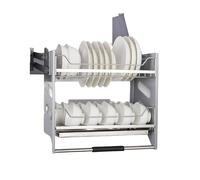 Heavy Duty Kitchen Spice Pull Down Storage Shelf, Cabinet Organizer for Wall & Cabinets (660-670mm) - Maximize Space & Easy Access to Spices & Dishes