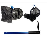 Heavy Duty Koi Fish Transport Sock Set Includes Waterproof and soft Mesh Net Heads with 15 Inch (40cm) Handle