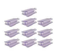 Heavy Duty Label Clips for Display Wire Mesh Grid Wall Sign Holder Clip Ware Sign Display Stand Plastic Label Clips for Shelves Pack of 10
