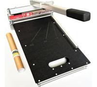 Heavy Duty Laminate/Vinyl Plank Cutter 13" with A Replacement Blade - Provides Clean, Splinter-Free Cuts on Laminate, Vinyl, Hardwood, Parquet, Siding & More - Double The time!