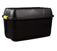 Heavy Duty Large Storage Box with Lid, 175L - Lockable Storage Box Great for Indoor & Outdoor Storage - Storage Containers with Wheels by UK Business Supplies