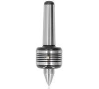 Heavy Duty Lathe Live Tailstock Center, Ball Bearing High Carbon Steel Turning Rolling Center, Morse Taper #4 Shank with 60° Center Point, for CNC Lathe High Speed Fine Machining,