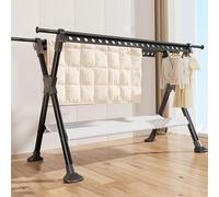 Heavy Duty Laundry Drying Rack Floor Standing Clothes Airer Indoor/Outdoor Clothes Drying Stand Supports Up to 30kg NonSlip Feet Strong Load Capacity for Efficient Drying