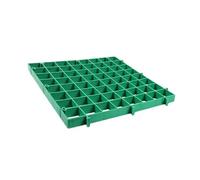 Heavy Duty Lawn Grating8 Pieces Gravel Ground Grid for Turf Grass Car Parking Drainage Mat Durable Grass Protection (Color 2 20mm Thickness)